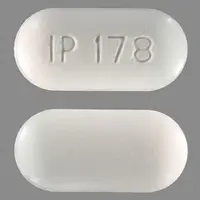 Metformin (eqv-glucophage xr) (Metformin [ met-for-min ])-IP 178-500 mg-White-Capsule-shape