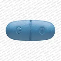 Naprelan 500 (Naproxen [ na-prox-en ])-G 0-550 mg-Blue-Capsule-shape