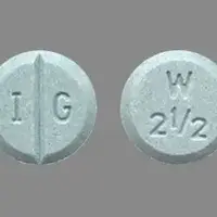 Warfarin (Warfarin (oral) [ war-far-in ])-I G W 2 1/2-2.5 mg-Green-Round