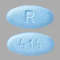 Amlodipine and atorvastatin (Amlodipine and atorvastatin [ am-loe-di-peen-and-a-tor-va-sta-tin ])-R 414-10 mg / 10 mg-Blue-Oval