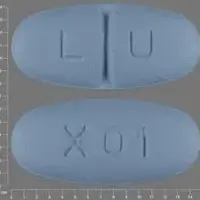 Levetiracetam (monograph) (Keppra)-LU X01-250 mg-Blue-Oval