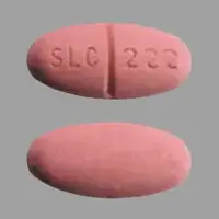 Levetiracetam (monograph) (Keppra)-SLC 222-500 mg-Pink-Oval