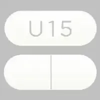 Oxycodone and acetaminophen (Oxycodone and acetaminophen [  ox-i-koe-done-and-a-seet-a-min-oh-fen ])-U15-325 mg / 5 mg-White-Capsule-shape