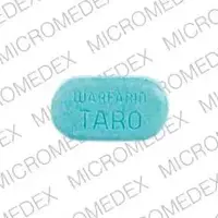 Warfarin (Warfarin (oral) [ war-far-in ])-4 WARFARIN TARO-4 mg-Blue-Oval