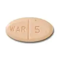 Warfarin (Warfarin (oral) [ war-far-in ])-WAR 5-5 mg-Peach-Oval