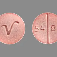 Propranolol (Propranolol [ pro-pran-oh-lol ])-54 85 V-60 mg-Pink-Round