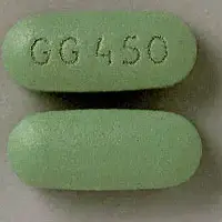 Amitriptyline (Amitriptyline)-GG 450-150 mg-Green-Oval
