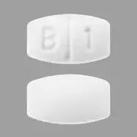 Buspirone (Buspirone [ byoo-spye-rone ])-B 1-5 mg-White-Oval