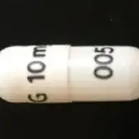 Dexmethylphenidate (Dexmethylphenidate [ dex-meth-il-fen-i-date ])-G 10mg 005-10 mg-White-Capsule-shape