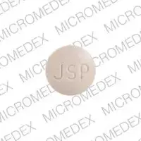 Levothyroxine (oral/injection) (Levothyroxine (oral/injection) [ lee-voe-thye-rox-een ])-JSP 519-125 mcg (0.125 mg)-Beige-Round