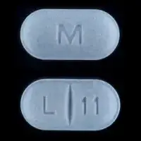 Levothyroxine (oral/injection) (Levothyroxine (oral/injection) [ lee-voe-thye-rox-een ])-M L 11-150 mcg (0.15 mg)-Blue-Capsule-shape