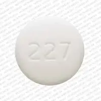 Metformin (eqv-glucophage xr) (Metformin [ met-for-min ])-227-500 mg-White-Round