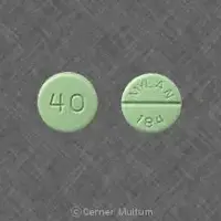 Propranolol (Propranolol [ pro-pran-oh-lol ])-40 MYLAN 184-40 mg-Green-Round