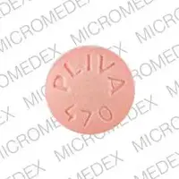 Propranolol (Propranolol [ pro-pran-oh-lol ])-PLIVA 470-60 mg-Pink-Round