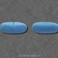 Levetiracetam (oral/injection) (Levetiracetam (oral/injection) [ lee-ve-tye-ra-se-tam ])-OL 250-250 mg-Blue-Oval