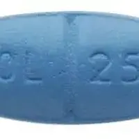 Levetiracetam (monograph) (Keppra)-OL 250-250 mg-Blue-Oval