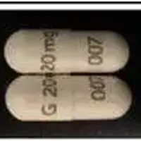 Dexmethylphenidate (Dexmethylphenidate [ dex-meth-il-fen-i-date ])-G 20mg 007-20 mg-White-Capsule-shape