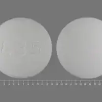 Metformin (eqv-glumetza) (Metformin [ met-for-min ])-435-850 mg-White-Round
