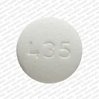 Metformin (eqv-fortamet) (Metformin [ met-for-min ])-435-850 mg-White-Round