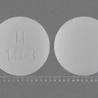 Metformin (Metformin [ met-for-min ])-H 103-850 mg-White-Round