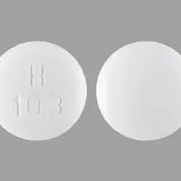 Metformin (eqv-glumetza) (Metformin [ met-for-min ])-H 103-850 mg-White-Round