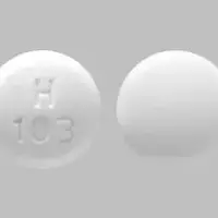 Metformin (eqv-glucophage xr) (Metformin [ met-for-min ])-H 103-850 mg-White-Round