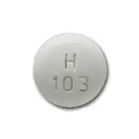 Metformin (eqv-glucophage xr) (Metformin [ met-for-min ])-H 103-850 mg-White-Round