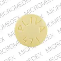 Propranolol (Propranolol [ pro-pran-oh-lol ])-PLIVA 471-80 mg-Yellow-Round