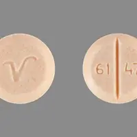 Venlafaxine (Venlafaxine [ ven-la-fax-een ])-V 61 47-25 mg-Peach-Round