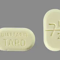 Warfarin (Warfarin (oral) [ war-far-in ])-7 1/2 WARFARIN TARO-7.5 mg-Yellow-Oval