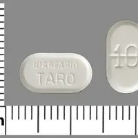 Warfarin (Warfarin (oral) [ war-far-in ])-WARFARIN TARO 10-10 mg-White-Oval