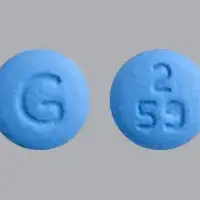 Ropinirole (Ropinirole (oral) [ roe-pin-i-role ])-G 2 59-5 mg-Blue-Round