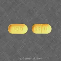 Levothyroxine (Levothyroxine (oral/injection) [ lee-voe-thye-rox-een ])-GG 335 100-100 mcg (0.1 mg)-Yellow-Capsule-shape