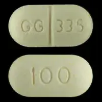 Levothyroxine (Levothyroxine (oral/injection) [ lee-voe-thye-rox-een ])-GG 335 100-100 mcg (0.1 mg)-Yellow-Capsule-shape