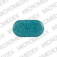 Warfarin (Warfarin (oral) [ war-far-in ])-6 WARFARIN TARO-6 mg-Blue-Oval