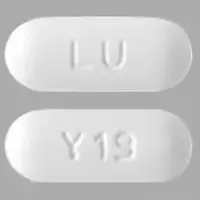 Quetiapine (Quetiapine [ kwe-tye-a-peen ])-LU Y19-300 mg-White-Capsule-shape