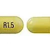 Rivastigmine (Rivastigmine (oral) [ ri-va-stig-meen ])-APO R1.5-1.5 mg-Yellow-Capsule-shape