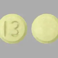 Clozapine (Clozapine [ kloe-za-peen ])-I3-12.5 mg-Yellow-Round
