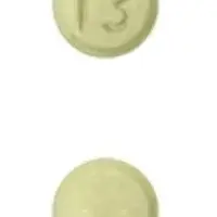 Clozapine (Clozapine [ kloe-za-peen ])-I3-12.5 mg-Yellow-Round