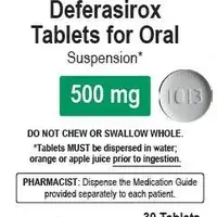 Deferasirox (Deferasirox [ de-fer-a-sir-ox ])-1013-500 mg-White-Round