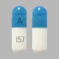 Duloxetine (Duloxetine [ du-lox-e-teen ])-A 157-30 mg-Blue & White-Capsule-shape