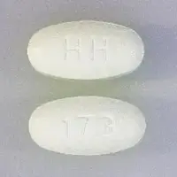 Levetiracetam (monograph) (Keppra)-HH 173-750 mg-White-Oval