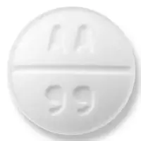 Nadolol (Nadolol [ na-doe-lol ])-AA 99-80 mg-White-Round