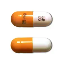 Nortriptyline (Nortriptyline [ nor-trip-ti-leen ])-25 mg 93 811-25 mg-White / Orange-Capsule-shape