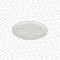 Warfarin (Warfarin (oral) [ war-far-in ])-barr 835 10-10 mg-White-Oval